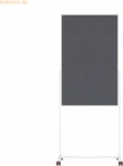 Magnetoplan Moderationswand 11112101 75x120cm Filz grau
