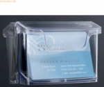 Sigel Outdoor-Visitenkartenhalter acrylic F&uuml;lltiefe 25mm f&uuml;r 60 Karten
