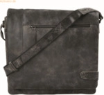 Pride & Soul Umh&auml;ngetasche Jumper 35x31x9cm Leder schwarz