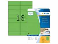 Herma 4554, Herma Etiketten 105x37 mm grün ablösbar Papier matt VE= 320 Stück