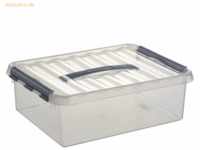 Sunware Aufbewahrungsbox mit Deckel 10 Liter 300x110x400mm transparent