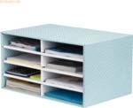 Bankers Box Schreibtisch Organizer Style 8 F&auml;cher BxHxT 49x26x31cm gr&uuml;