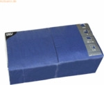Papstar Servietten 33x33cm 3-lagig 1/4-Falz VE=250 St&uuml;ck dunkelblau