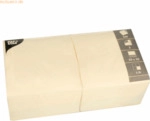 Papstar Servietten 33x33cm 3-lagig 1/4-Falz VE=250 St&uuml;ck creme