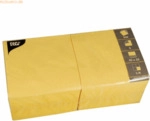 Papstar Servietten 33x33cm 3-lagig 1/4-Falz VE=250 St&uuml;ck gelb