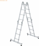 Munk Vielzweckleiter 11111 4tlg nivello-Traverse 4x4 Sprossen