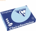 5 x Clairefontaine Kopierpapier Trophee A4 120g/qm VE=250 Blatt eisbla