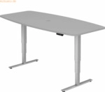 mcbuero.de Konferenztisch 220x103/83cm elektr. h&ouml;henverstellbar Memory
