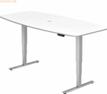 mcbuero.de Konferenztisch 220x103/83cm elektr. h&ouml;henverstellbar Memory