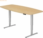 mcbuero.de Konferenztisch 220x103/83cm elektr. h&ouml;henverstellbar Memory