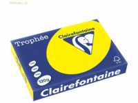 5 x Clairefontaine Kopierpapier Trophee A4 120g/qm VE=250 Blatt sonne/