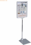 Franken Preisst&auml;nder DIN A4 grau 32-62 cm H&ouml;he