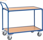 Fetra Tischwagen 2742 1.000x600mm 2 B&ouml;den blau