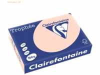 4 x Clairefontaine Kopierpapier Trophee A4 160g/qm VE=250 Blatt lachs