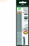 Faber Castell Bleistifte Grip 2001 HB VE=3 St&uuml;ck + 1 Cap-Radierer auf