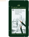 Faber Castell Bleistift Castell 9000 H&auml;rtegrade sortiert 12 St&uuml;ck im M