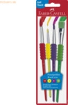 Faber Castell Schulpinsel Synthetik 10/2/6/12 Blisterkarte