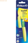 8 x Pelikan F&uuml;llhalter Twist neon gr&uuml;n M Gelb Blister