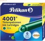 Pelikan Tintenpatrone 4001 TP/6 dunkelgr&uuml;n Etui mit 6 Patronen