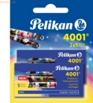 8 x Pelikan Tintenpatrone 4001 Gro&szlig;raum GTP/F/5 k&ouml;nigsblau Blister Inh