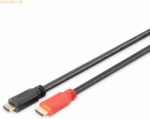 Assmann ASSMANN HDMI Kabel Typ A m/ amp. 15.0m Full HD gold sw.