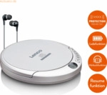 Lenco LENCO CD-201SI portabler CD Player/ Discman, silber