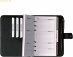 Bind Systemplaner Standard A7 Kunstleder ohne Kalendarium schwarz