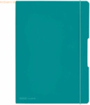 Herlitz Notizheft Flex PP A4 liniert/kariert Caribbean Turquoise 2x40