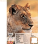 5 x Herlitz Zeichenblock A3 25 Blatt