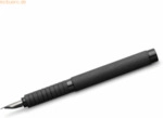 Faber Castell F&uuml;ller Essentio Aluminium F Schwarz