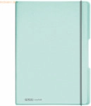 Herlitz Notizheft my.book flex PP A4 2x40 Blatt liniert/kariert minze
