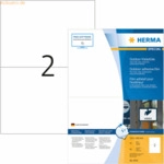 Herma Etiketten Outdoor-Klebefolie 210x148 mm wei&szlig; extrem stark haften