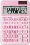 Sharp Tischrechner anzeigend EL-M335-PK Pink, 10 Stellen, Solar/Batter