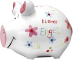 3 x KCG Spardose Schwein -Mein kleiner Engel- - Keramik klein.