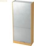 mcbuero.de Rollladenschrank Solid 5OH BxTxH 90x40x200,4cm Griff RE Buc
