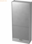 mcbuero.de Rollladenschrank Solid 5OH BxTxH 90x40x200,4cm Griff SG Gra