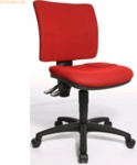 Topstar B&uuml;rodrehstuhl U50 rot ohne Armlehnen
