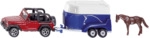 SIKU Jeep mit Pferdeanh&auml;nger Nr. 1651 1:55.