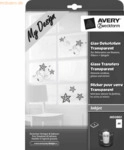 Avery Zweckform Glas-Dekofolie 210x297 mm 4 Blatt