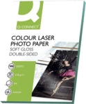 Q-Connect Colour Laser Fotopapier - A4 210 g/qm wei&szlig; 100 Blatt.