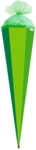 ROTH Bastel-Schult&uuml;te gr&uuml;n - eckig 85 cm