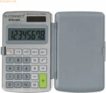 Connect Taschenrechner 8-stellig Batterie/Solar grau