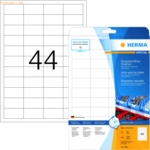 HERMA Etiketten Folie wei&szlig; 48,3x25,4mm Special A4 LaserCopy VE=440 St&uuml;