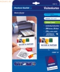 Avery Zweckform Visitenkarten Premium 85x54 mm 270 g/qm beidseitig sat