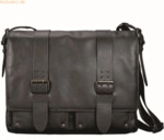 Pride & Soul Umh&auml;ngetasche Tank 35x26x7cm Leder dunkelbraun