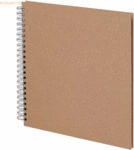 S.O.H.O. Fotoalbum Whire-O 60 Seiten 290x290mm kraft/schwarz