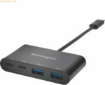 Kensington USB-Hub CH1000 USB-C 4-Port Hub schwarz