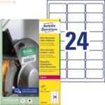 Avery Zweckform Ultraresistente Etiketten 63,5x33,9 mm wei&szlig; VE=960 St&uuml;
