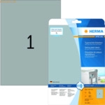 HERMA Etiketten Folie Typenschild silber 210x297mm Special A4 LaserCop