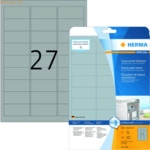 HERMA Etiketten Folie Typenschild silber 63,5x29,6mm Special A4 LaserC